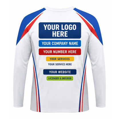 PRN040 - Custom Party Rental Shirt - Clean White Castle Line - back