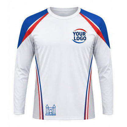 PRN040 - Custom Party Rental Shirt - Clean White Castle Line - front