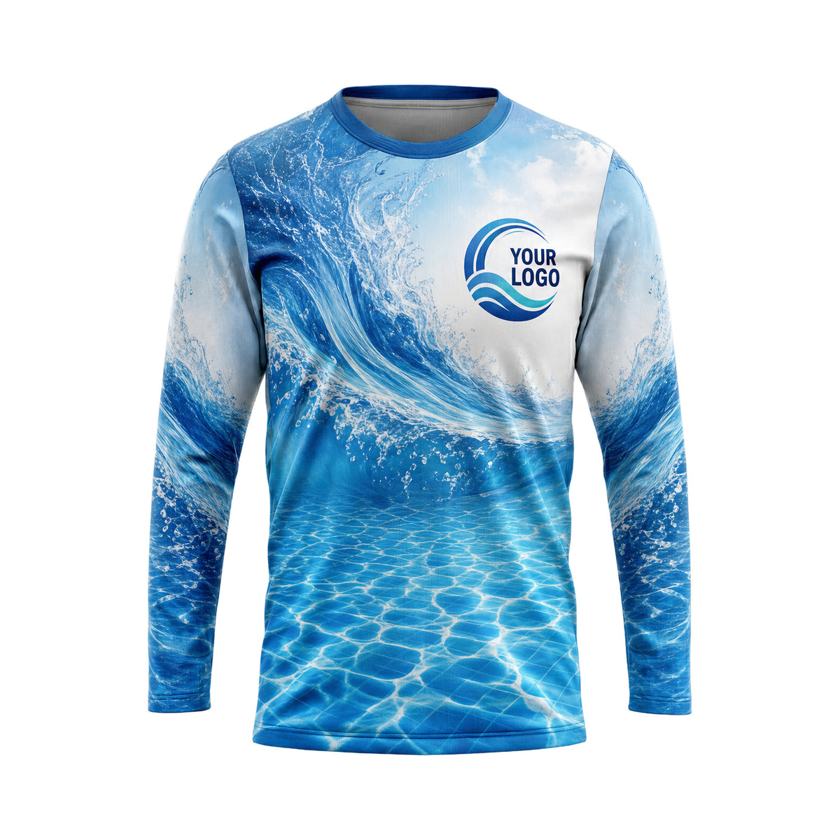 PSN004 - Custom Pool Cleaning Shirt - Hyperreal - front