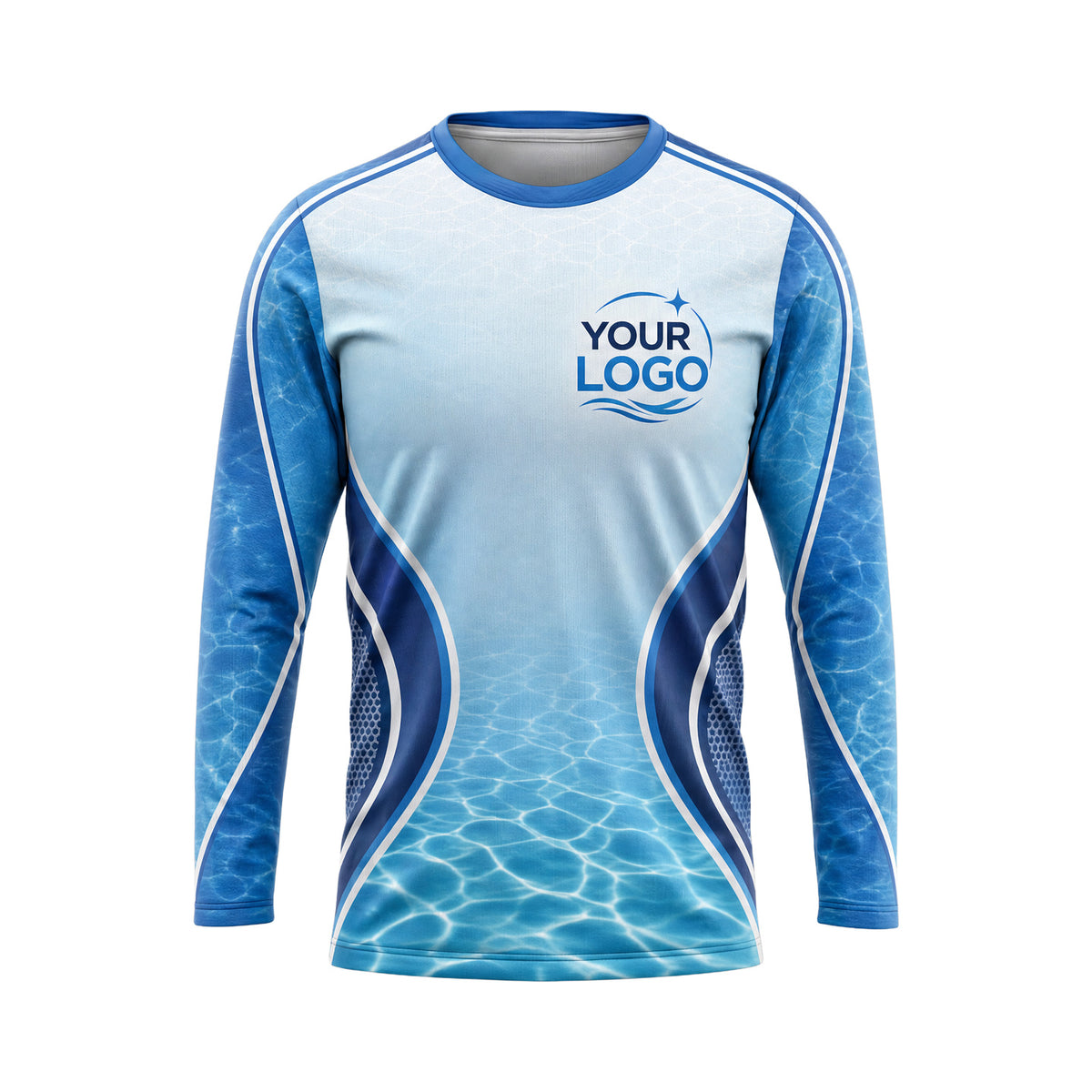 PSN030 - Custom Pool Cleaning Shirt - Sport Side - front