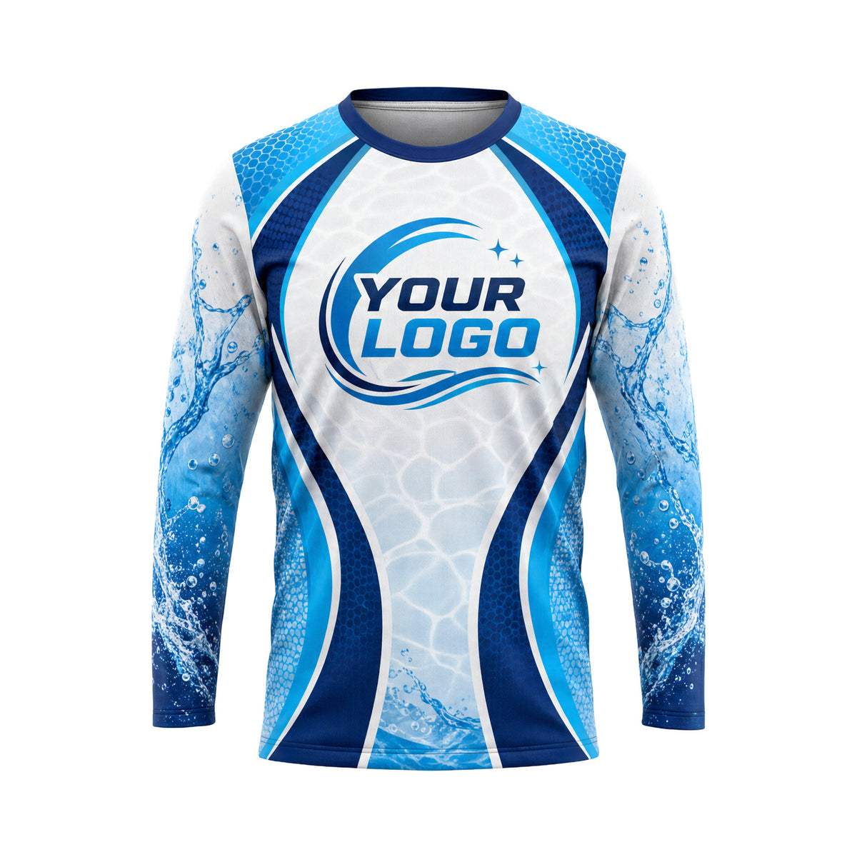 PSN031 - Custom Pool Cleaning Shirt - Sport Sym - front