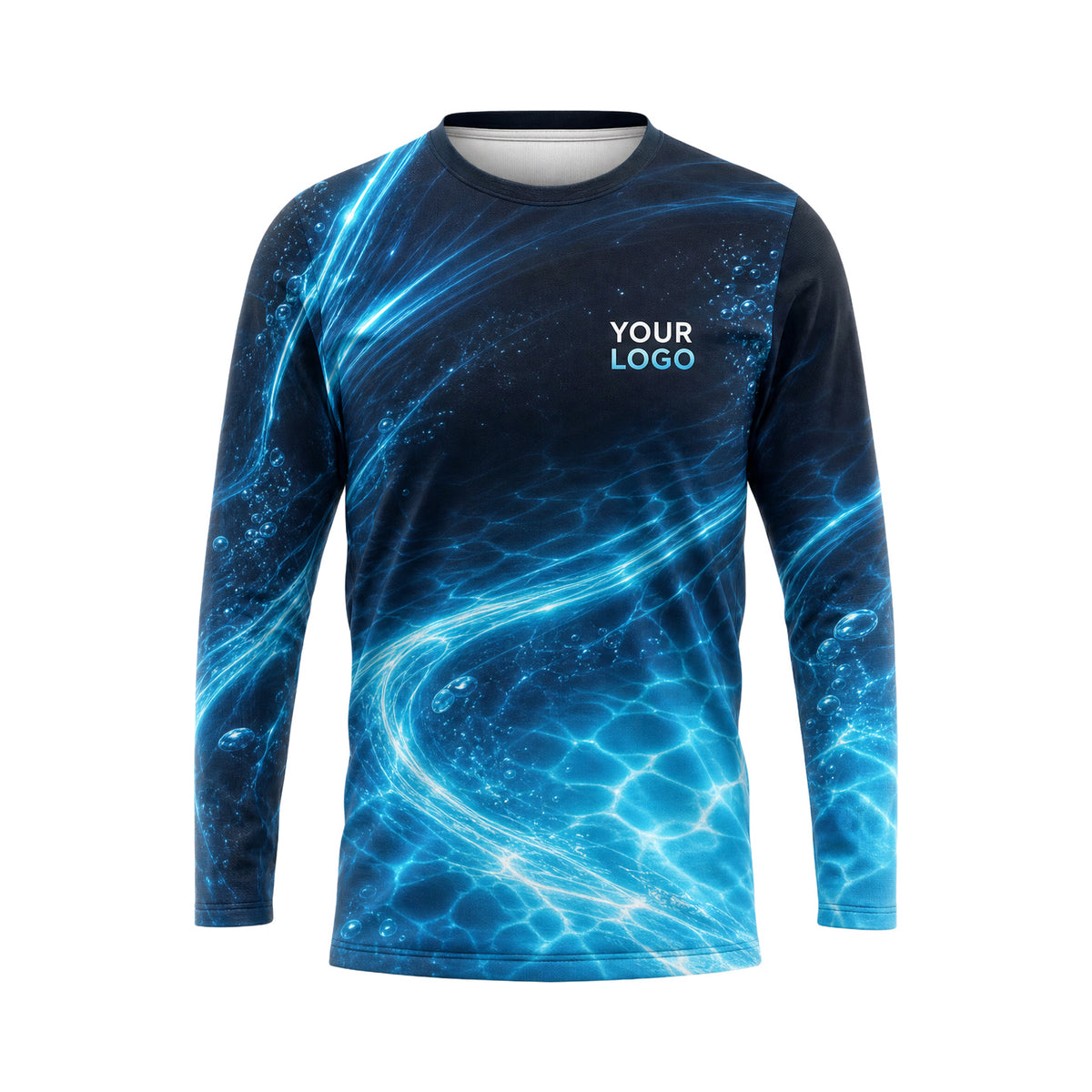 PSN034 - Custom Pool Cleaning Shirt - Neon - front