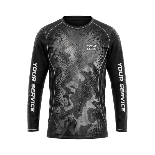 RFN004 - Custom Roofing Shirt - Mono - front