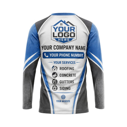 RFN016 - Custom Roofing Shirt - Sport Sym - back
