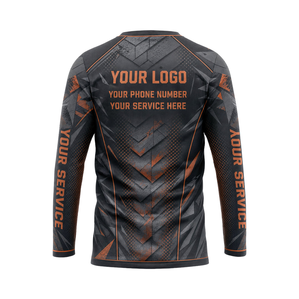 RFN019 - Custom Roofing Shirt - Slate - back