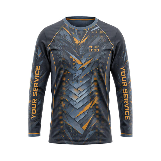 RFN020 - Custom Roofing Shirt - Steel - front