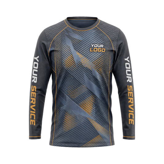 RFN024 - Custom Roofing Shirt - Steel - front