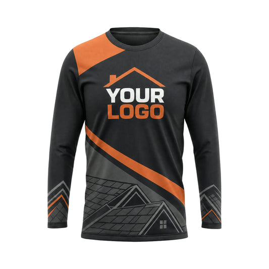 RFN031 - Custom Roofing Shirt - Neutral Premium Basic - front
