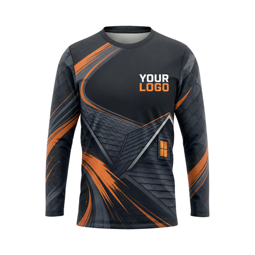 RFN037 - Custom Roofing Shirt - Clean Logo Zone - front