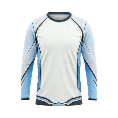 Ice Blue Vector custom team jersey SJS003 - front