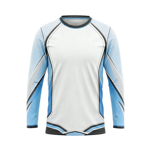 Ice Blue Vector custom team jersey SJS003 - front