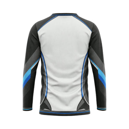 Frost Blue Frame custom team jersey SJS012 - back