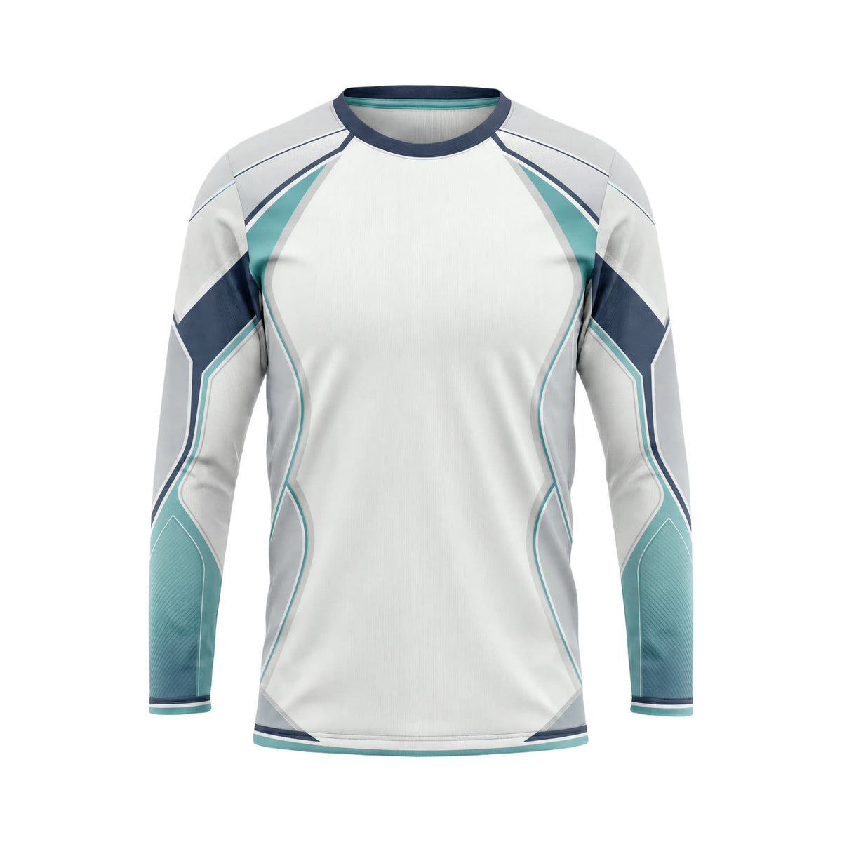 Ice Teal Sweep custom team jersey SJS018 - front