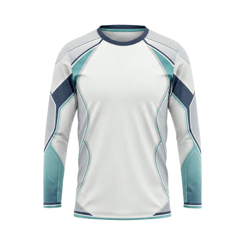 Ice Teal Sweep custom team jersey SJS018 - front