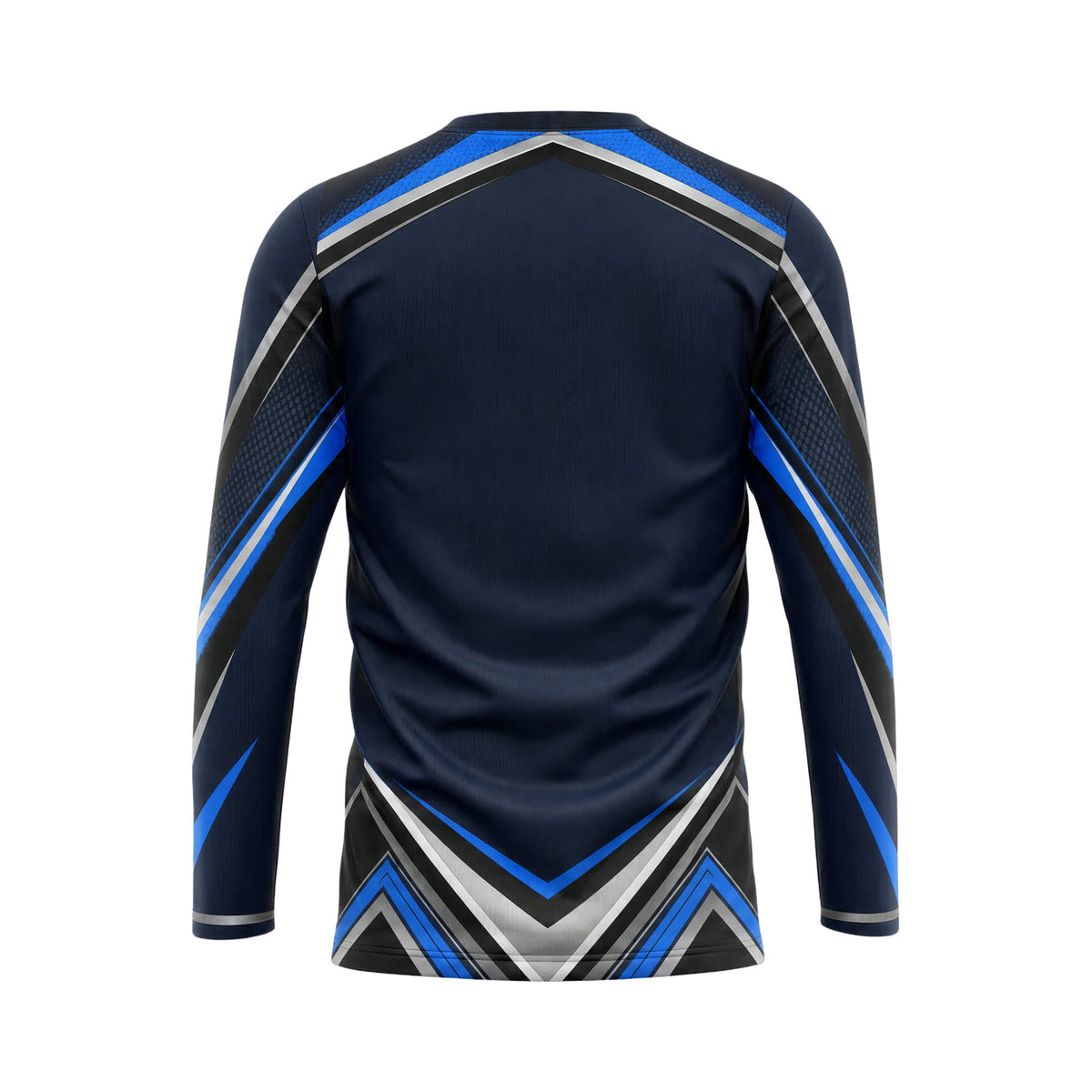 Navy Cobalt Armor custom team jersey SJS021 - back