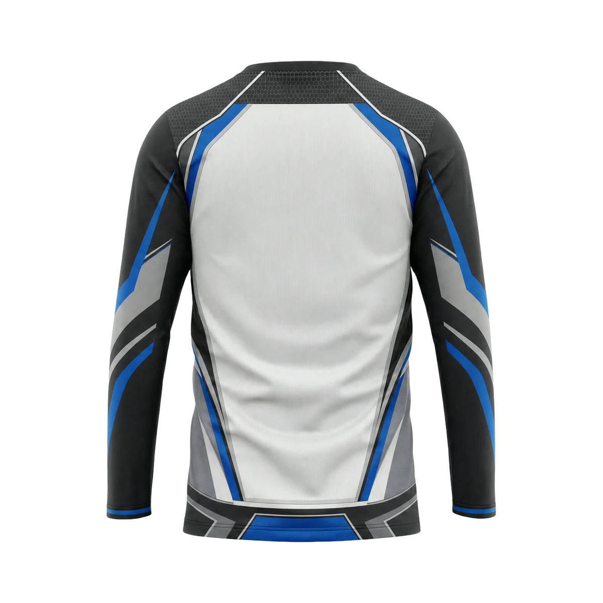 White Cobalt Armor custom team jersey SJS025 - back