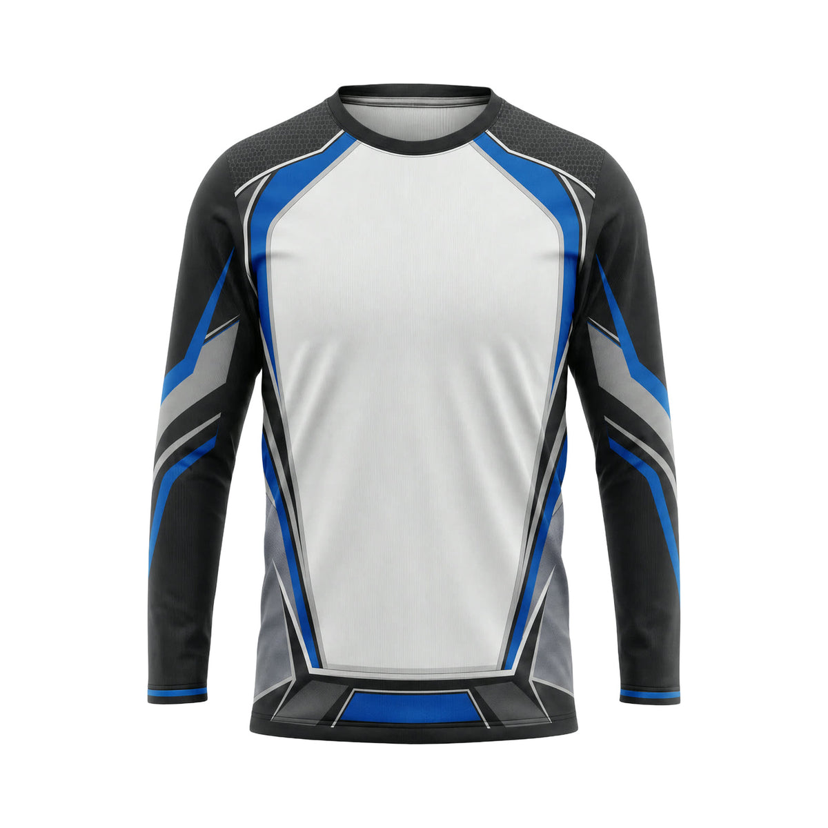 White Cobalt Armor custom team jersey SJS025 - front