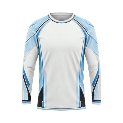Frost Blue Line custom team jersey SJS026 - front