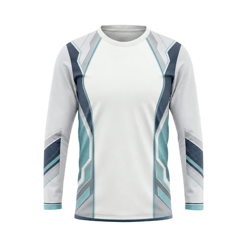 Frost Teal Prism custom team jersey SJS031 - front