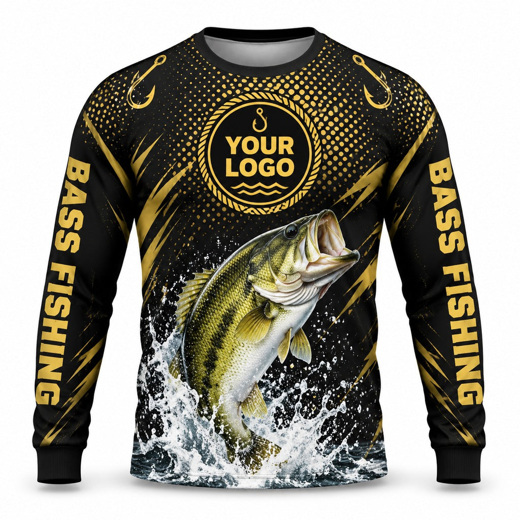 FG015 - Custom Fishing Guide Shirt - Golden Skin - front