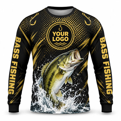 FG015 - Custom Fishing Guide Shirt - Golden Skin - front
