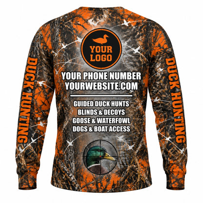 HG029 - Custom Hunting Guide Shirt - Scope Duck - back