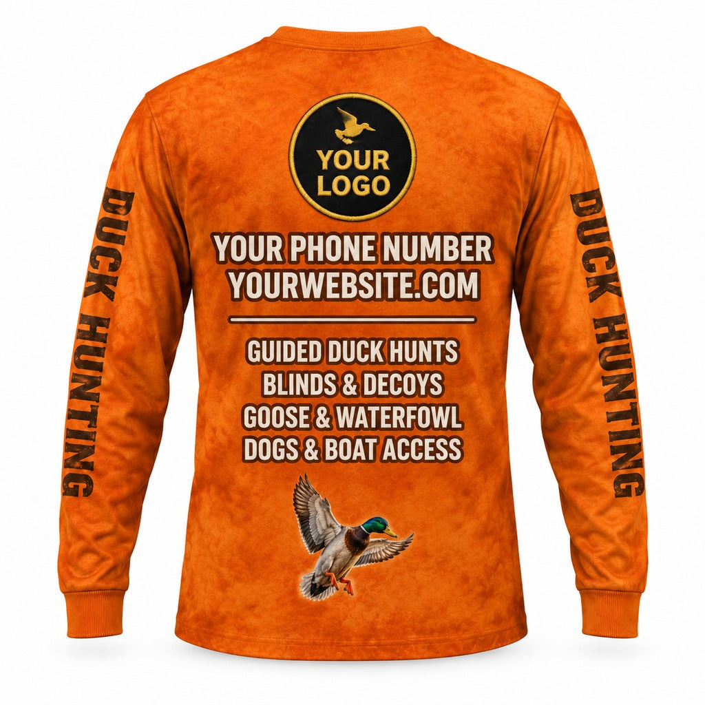 HG046 - Custom Hunting Guide Shirt - Suede Duck - back