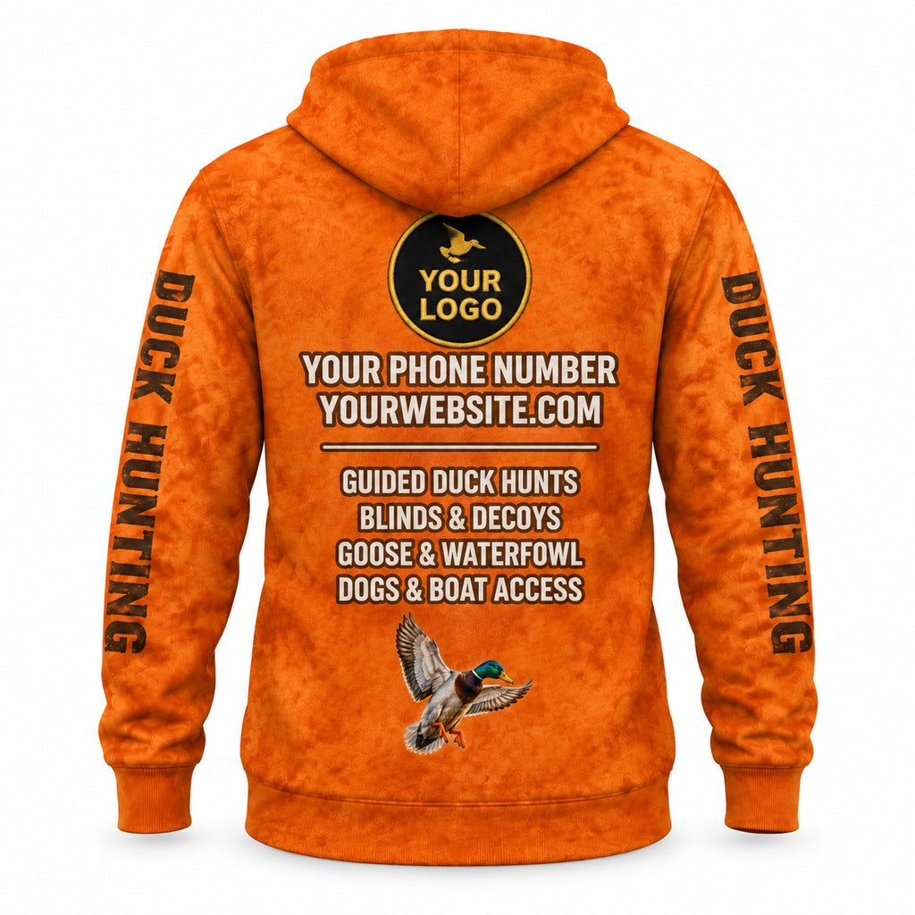 HG046 - Custom Hunting Guide Hoodie - Suede Duck - back