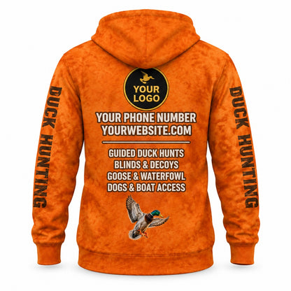 HG046 - Custom Hunting Guide Hoodie - Suede Duck - back