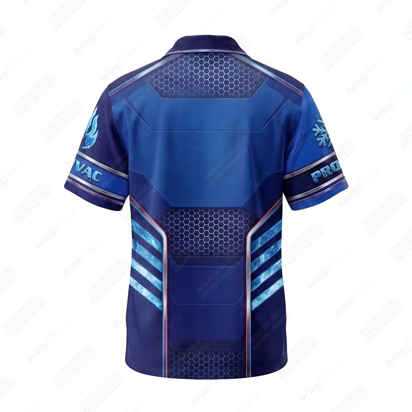 Frozen Plasma Hex custom HVAC shirt HVPB02 - back