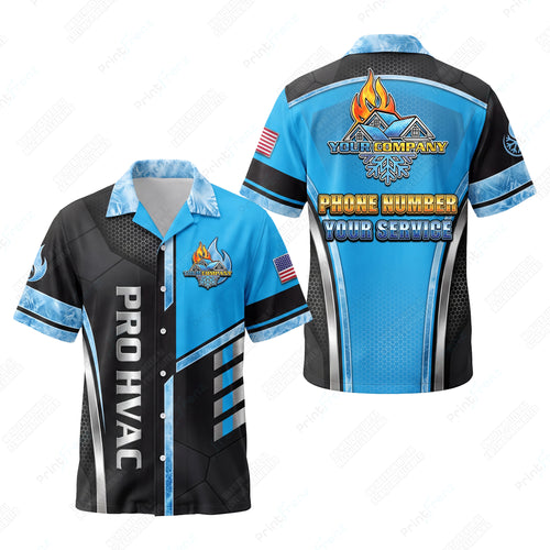 Frostfire Patriot custom HVAC shirt HVPB07 - key