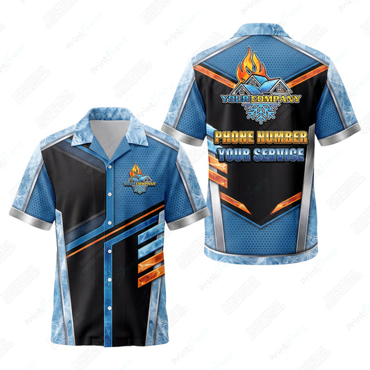 Frost Frame Emberline custom HVAC shirt HVPB08 - key