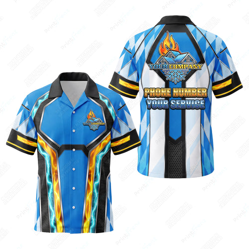 Electric Ember Surge custom HVAC shirt HVPB11 - key