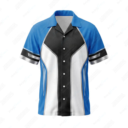 Classic Cobalt Bowler custom HVAC shirt HVPB12 - front