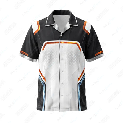 White Carbon Ember custom HVAC shirt HVPBR00 - front