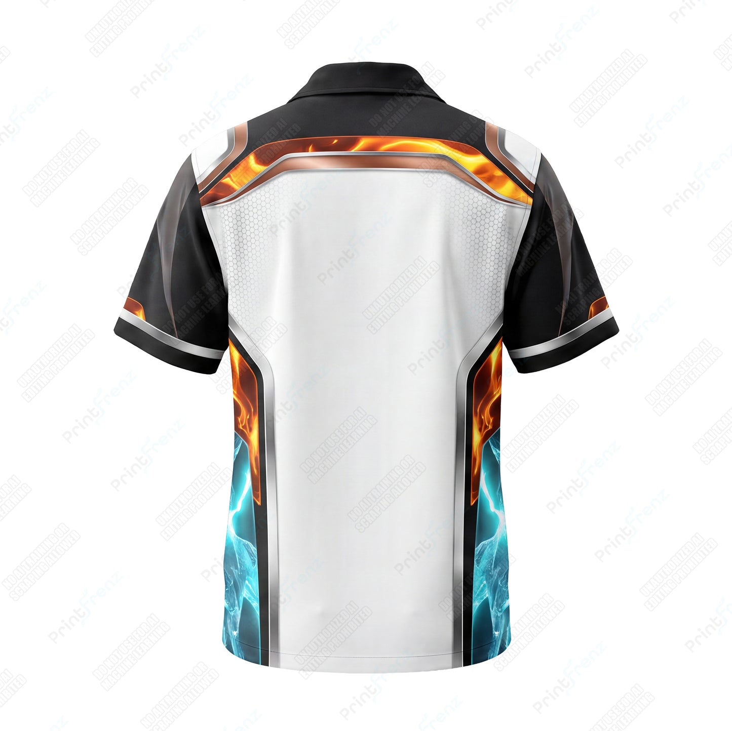 Frostfire Steel Panel custom HVAC shirt HVPBR01 - back