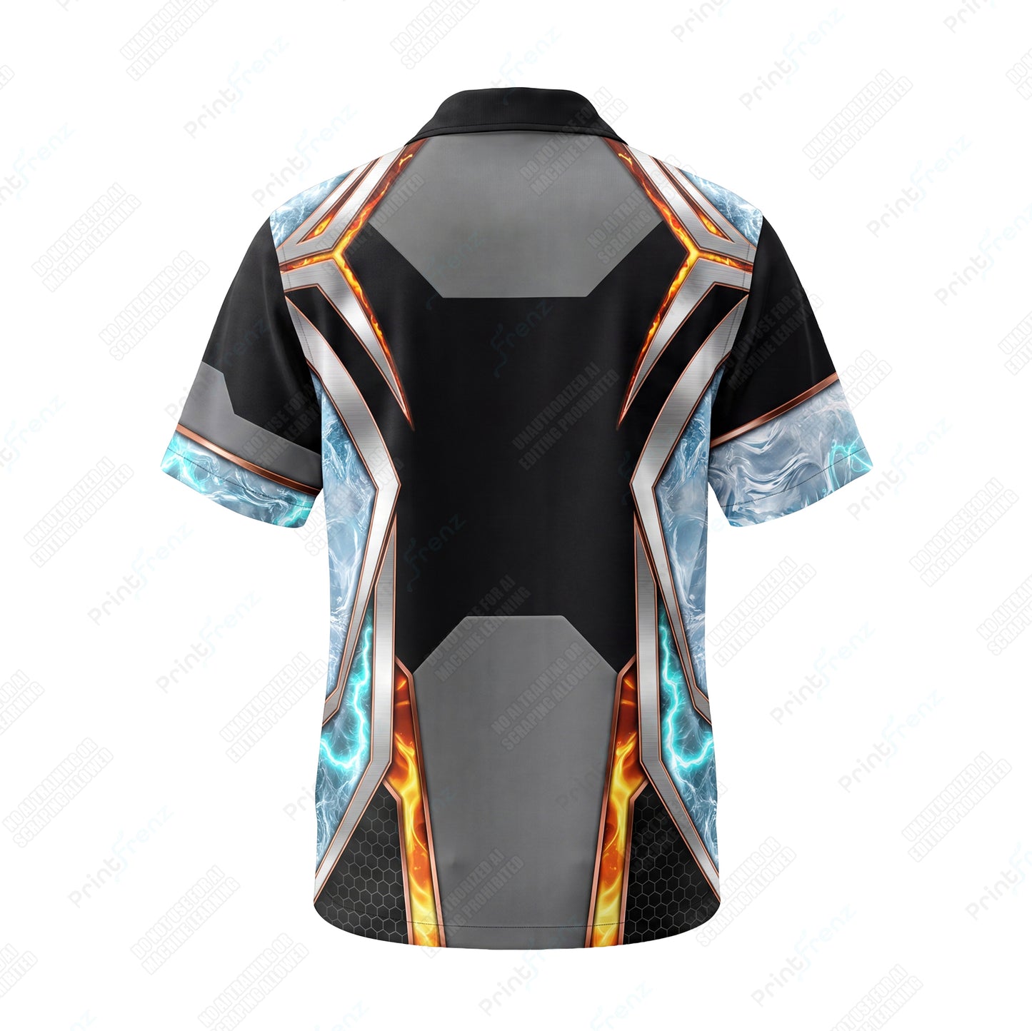 Hexforge Copper Current custom HVAC shirt HVPBR02 - back