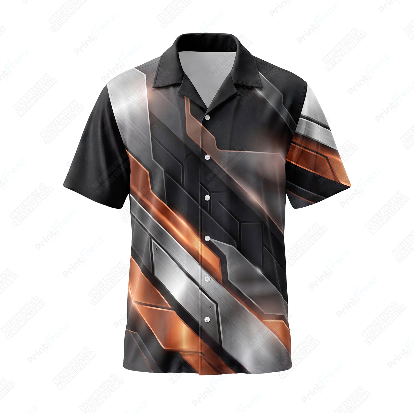 Molten Copper Steel custom HVAC shirt HVPBR03 - front