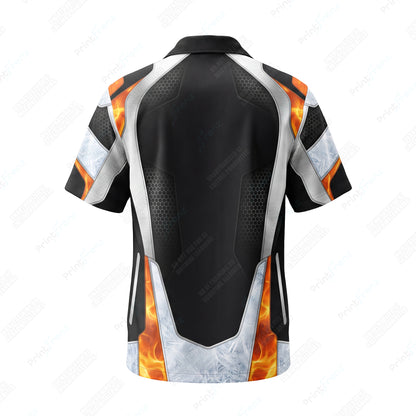 Ember Frost Hexplate custom HVAC shirt HVPBR04 - back