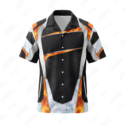 Ember Frost Hexplate custom HVAC shirt HVPBR04 - front