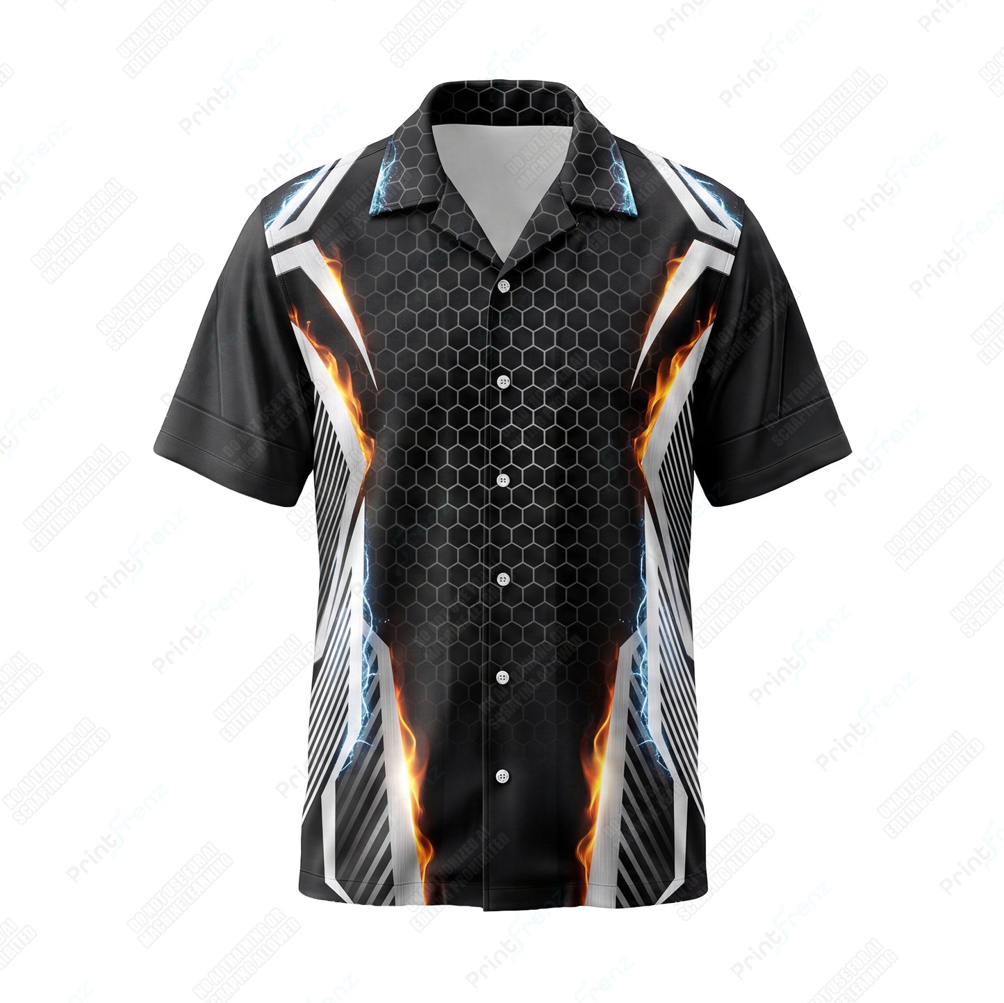 Honeycomb Storm Bolt custom HVAC shirt HVPBR05 - front