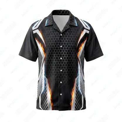 Honeycomb Storm Bolt custom HVAC shirt HVPBR05 - front