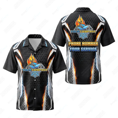 Honeycomb Storm Bolt custom HVAC shirt HVPBR05 - key
