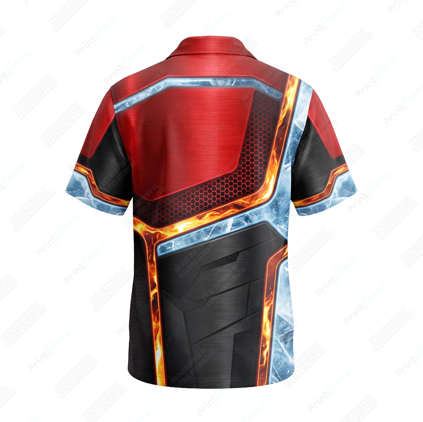 Molten Frost Circuit custom HVAC shirt HVPR04 - back