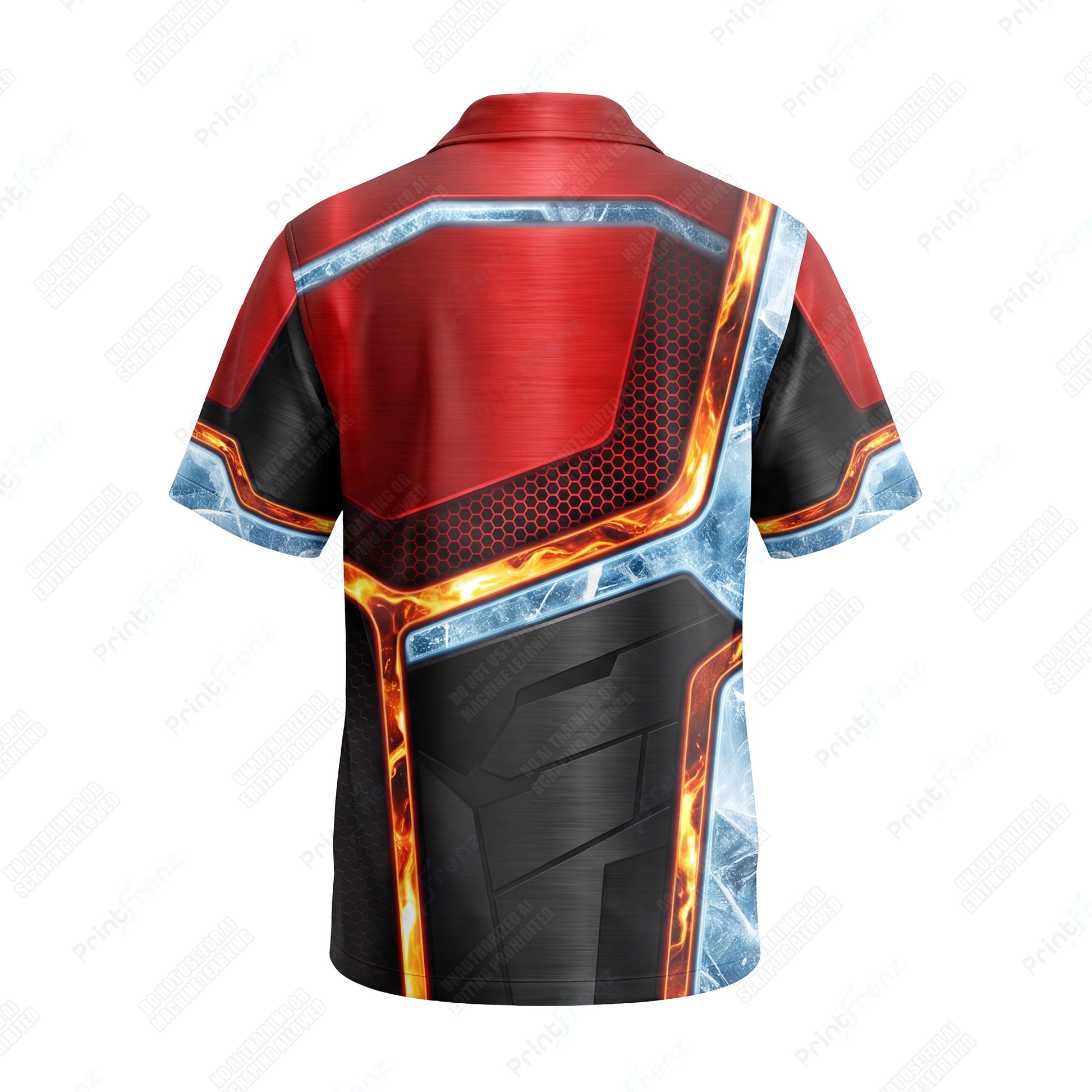 Molten Frost Circuit custom HVAC shirt HVPR04 - back