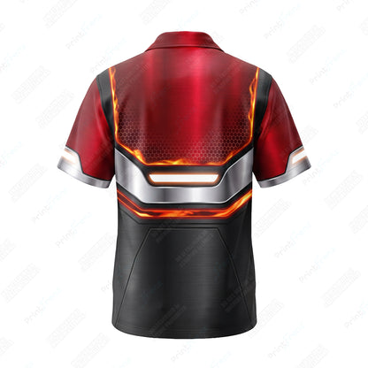 Molten Vein Armor custom HVAC shirt HVPR08 - back