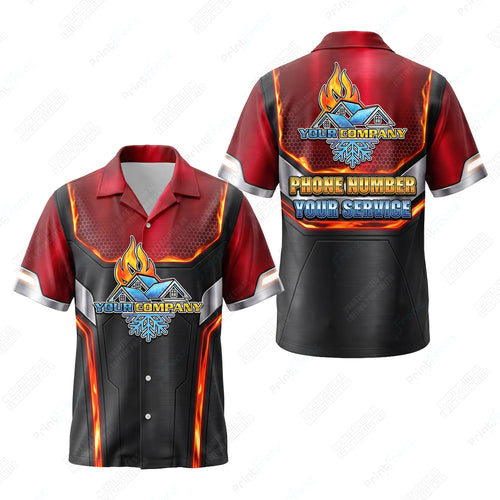 Molten Vein Armor custom HVAC shirt HVPR08 - key