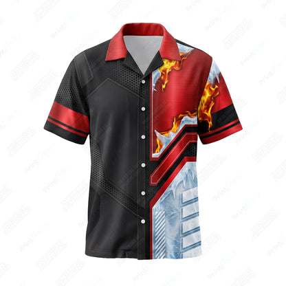 Firethaw Diagonal custom HVAC shirt HVPR11 - front
