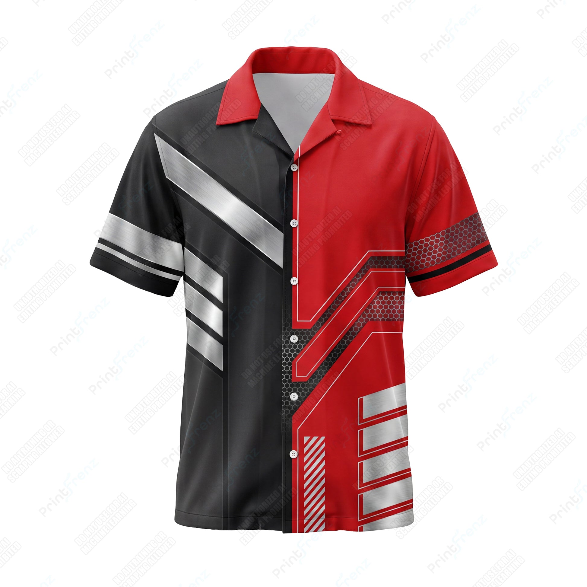 Steel Slash Crimson custom HVAC shirt HVPR14 - front