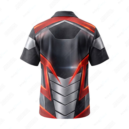 Carbon Ember Cuirass custom HVAC shirt HVPR15 - back